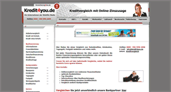 Desktop Screenshot of kredit4you.de